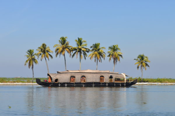 Impression boat Kerala sur  plexi